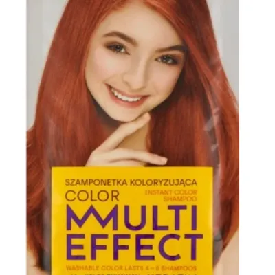 Joanna multi effect color keratin complex szamponetka -015 płomienny rudy 35 g