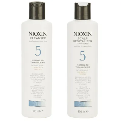 Nioxin 5 zestaw duo 2x300ml szampon+odżywka