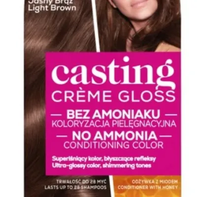 L'oreal paris casting creme gloss farba do włosów 500 jasny brąz