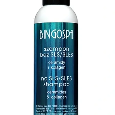 Bingospa szampon bez sls/sles z ceramidami i kolagenem 150 ml