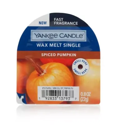 Yankee candle classic wax spiced pumpkin 22 g