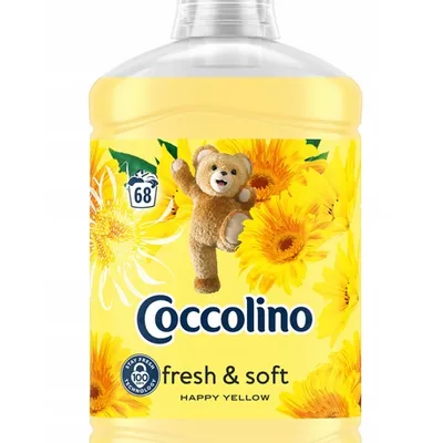 Coccolino happy yellow płyn do płukania o zapachu żółtych letnich kwiatów 1700 ml