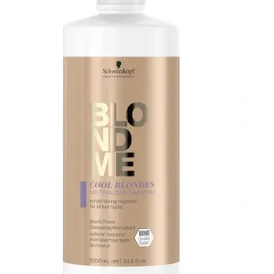 Schwarzkopf blondme cool purple shampoo 1000 ml