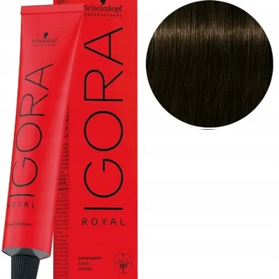 Schwarzkopf farba igora royal 60ml 4-63 śr. brąz czekoladowy mat