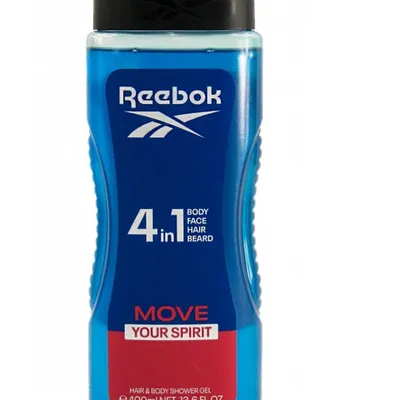 Reebok move your spirit 4w1 owocowy żel pod prysznic męski 400 ml