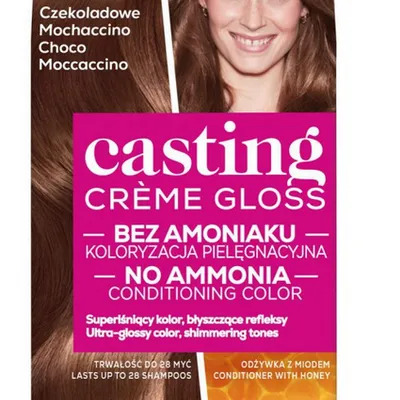 L'oreal paris casting creme gloss farba do włosów 680 czekoladowe mochaccino