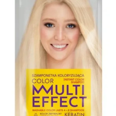 Joanna multi effect color keratin complex szamponetka - 01 piaskowy blond 35 g