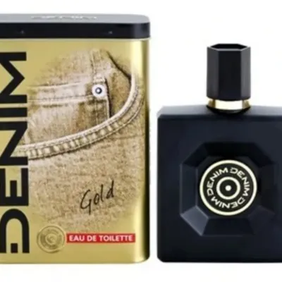 Denim gold woda toaletowa 100 ml metalowe pudełko
