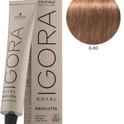 Schwarzkopf farba igora royal absolutes 60ml 8-60