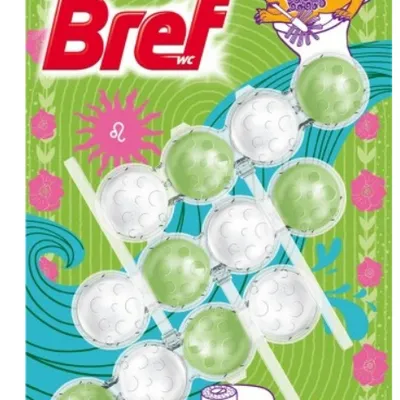 Bref power aktiv fire signs 3x50 g zawieszka do wc barwiąca