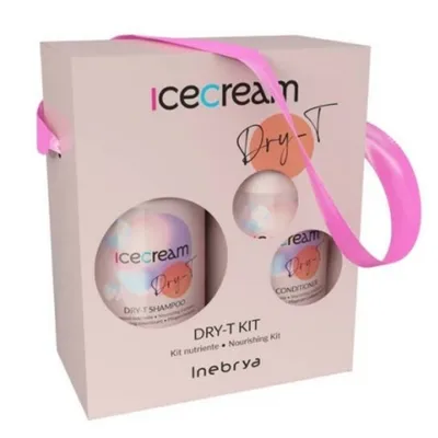 Inebrya ic dry-t kit shampoo+conditioner 2x300 ml