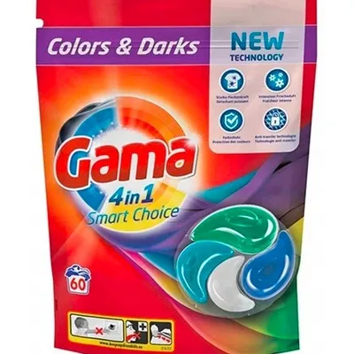 Gama kapsułki do prania color & darks 60 szt