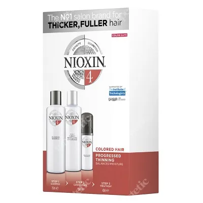 Nioxin 4 trialkit starter-set system zestaw 150ml+150ml+40ml