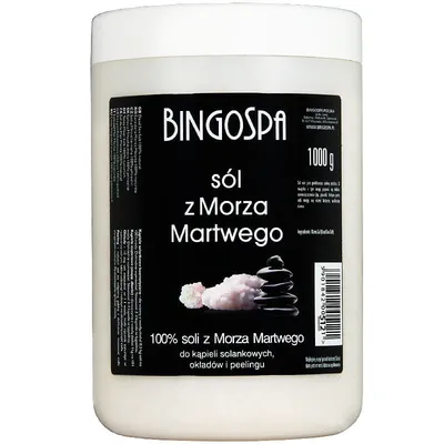 Bingospa sól do kąpieli z morza martwego 1000g