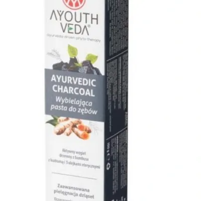 Miya ayouthveda ayurvedic charcoal white pasta do zębów 100 ml