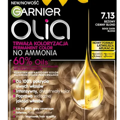 Garnier olia farba do włosów 7.13 beżowy blond