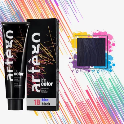 Artego farba 150ml it`s color 1b blue black