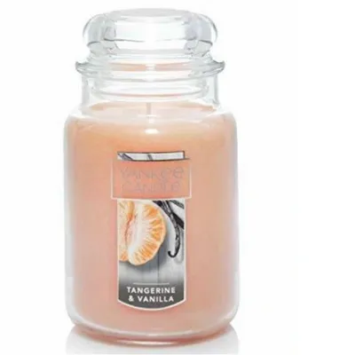 Yankee candle large jar tangerine & vanilla 623 g
