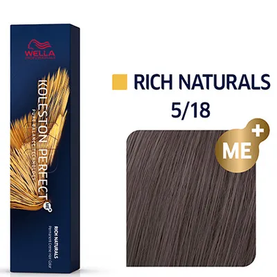 Wella koleston me + 60 ml 5/18