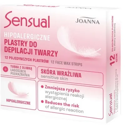 Joanna sensual hipoalergiczne plastry do twarzy 12 szt