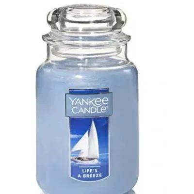 Yankee candle large jar life's a breeze 623g