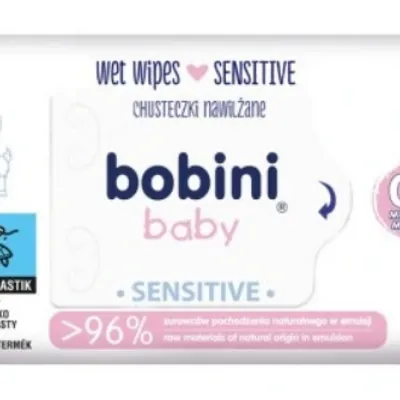 Bobini chusteczki nawilżane 60 szt sensitive