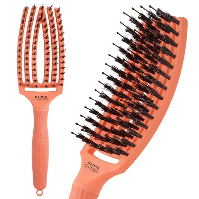Olivia garden 63 finger brush medium blush coral