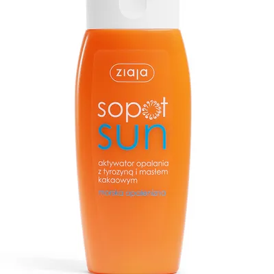 Ziaja sopot sun aktywator opalania z tyrozyną i masłem kakaowym 150ml