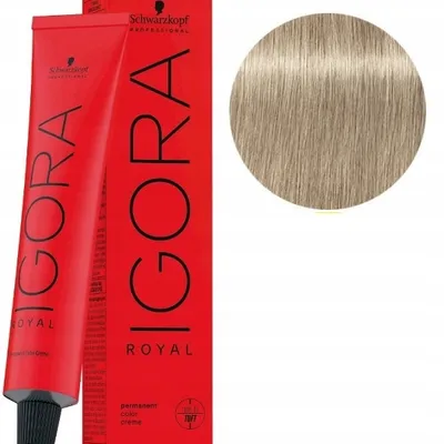 Schwarzkopf farba igora royal 60ml 9-1 bardzo jasny blond popielaty