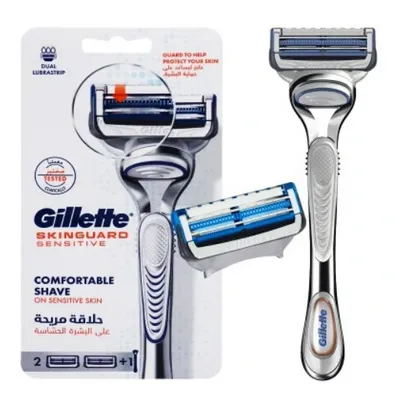 Gillette maszynka do golenia Gillette skinguard sensetive + 2 ostrze