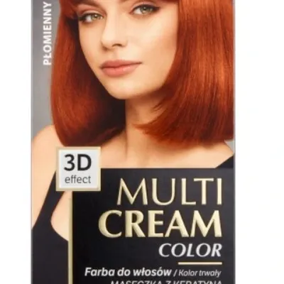 Joanna multi cream color farba do włosów płomienny rudy 43