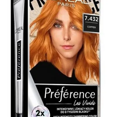 L'oreal paris recital farba do włosów cooper 7.432 vivid colors