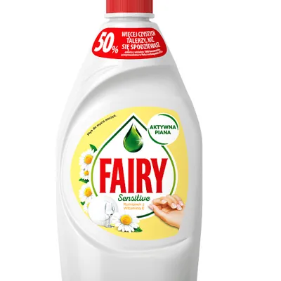 Fairy sensitive płyn do naczyń rumianek z witaminą e 450ml