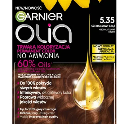 Garnier olia farba do włosów 5.35 czekoladowy brąz