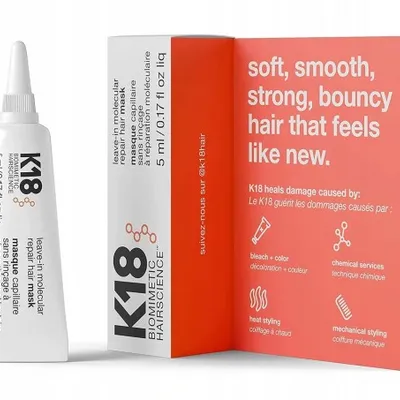 K18 leave-in molecular repair hair maska 5ml