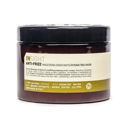 Insight anti-frizz hydrating maska 500ml maska przeznaczona jest dla włosów trudnych w ułożeniu, trudnych do ujarzmienia,kręconych,suchych,pierzących się,elektryzujących się.l