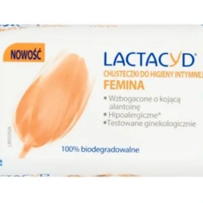 Lactacyd femina chusteczki do higieny intymnej 15 szt