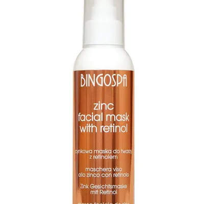 Bingo spa cynkowa maska do twarzy z retinolem 150ml