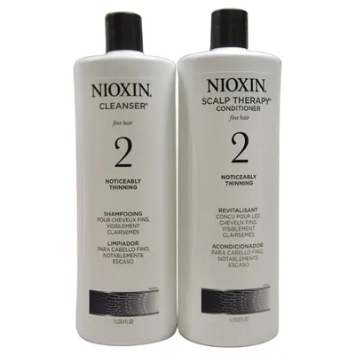 Nioxin 2 zestaw duo 2x 1000ml szampon+odżywka