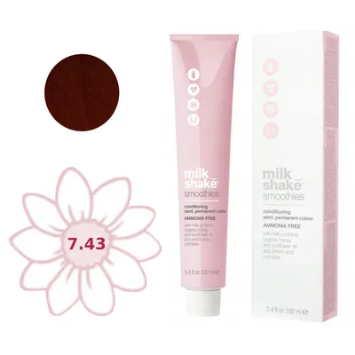 Milk shake smoothies semi-perm 7.43 farba 100ml
