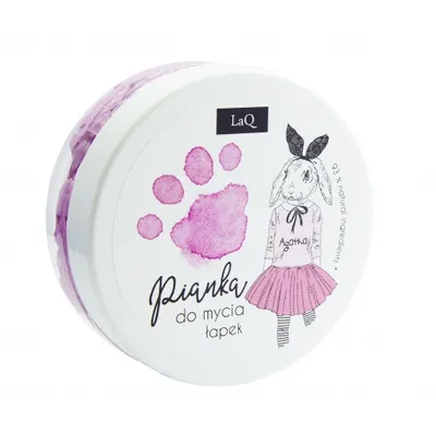 Laq pianka do mycia łapek różowa 50ml