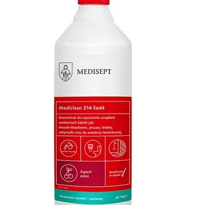 Medisept mediclean 310 sanit preparat do codziennego mycia wszystkich powierzchni sanitarnych 1 l