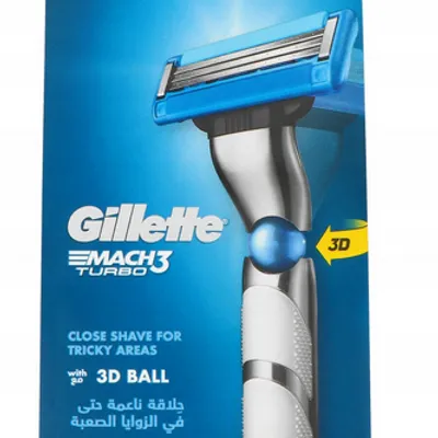 Gillette mach3 turbo maszynka do golenia + 2 wkłady