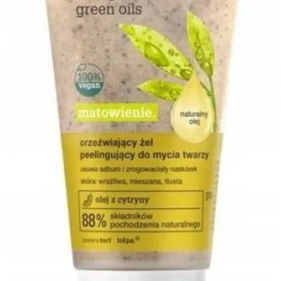 Tołpa green oils żel matująco-peelingujący do mycia twarzy 150 ml