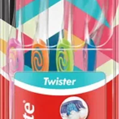 Colgate twister szczoteczka do zębów soft 4 sztuki