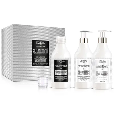 Loreal smartbond system wzmacniający włosy podczas koloryzacji, rozjaśniania i dekoloryzacji 3x500ml
