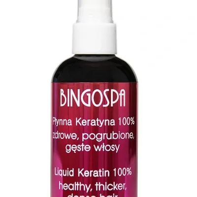 Bingospa płynna keratyna 100% zdrowe i pogrubione włosy 100ml