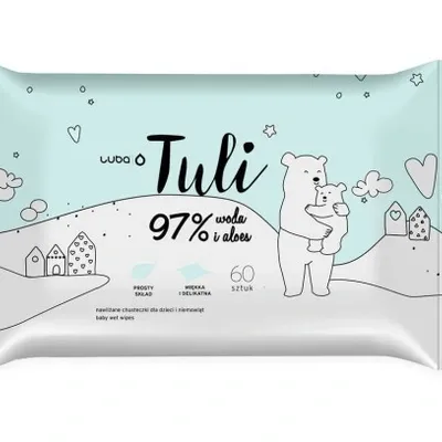 Luba tuli chusteczki nawilżane 97% woda i aloes 60sztuk