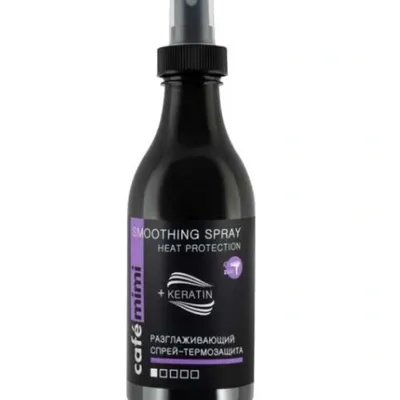 Cafemimi wygładzający spray do włosów termoochronny ochrona 250 ml
