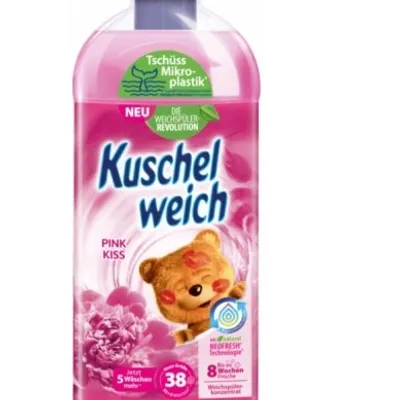 Kuschelweich pink kiss płyn do płukania 1 l